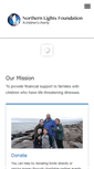 Mobile Screenshot of northernlightsfoundation.org